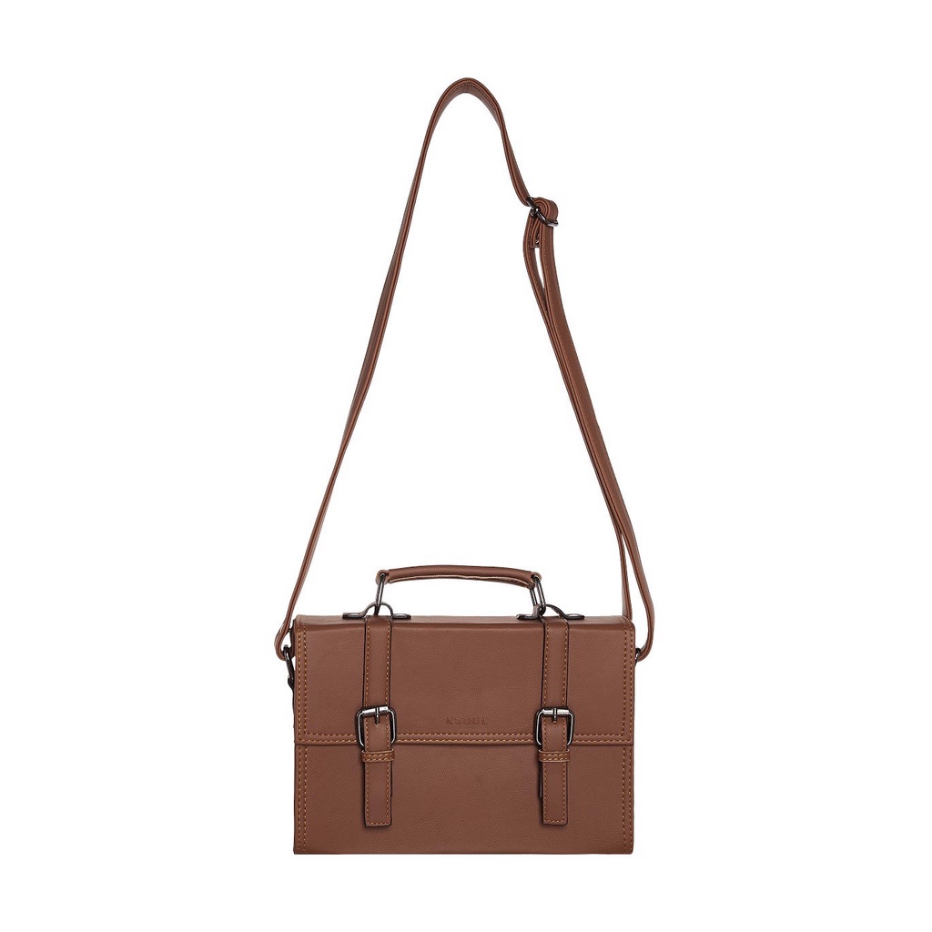 Túi đeo chéo old school brown bag size m ksoul concept