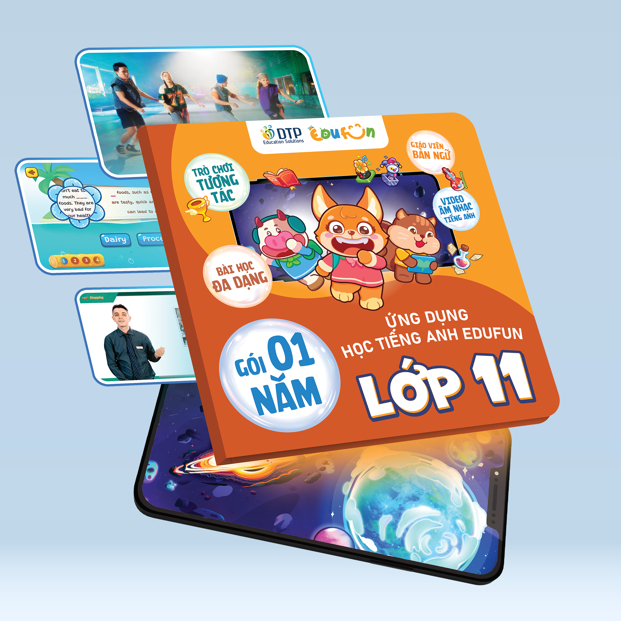 E-voucher - Edufun Premium lớp 11 - Dtpbooks