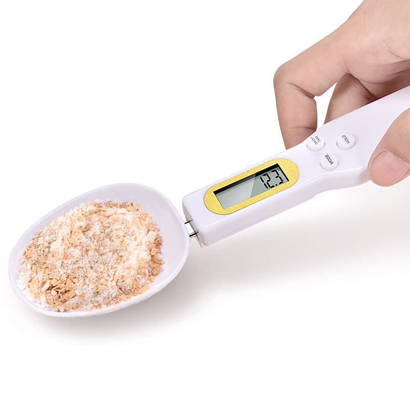 Kitchen Weight Scale Spoon Digital LCD Display Kitchen Cooking Baby Food Weighing Measuring Spoon 0.1g/500g