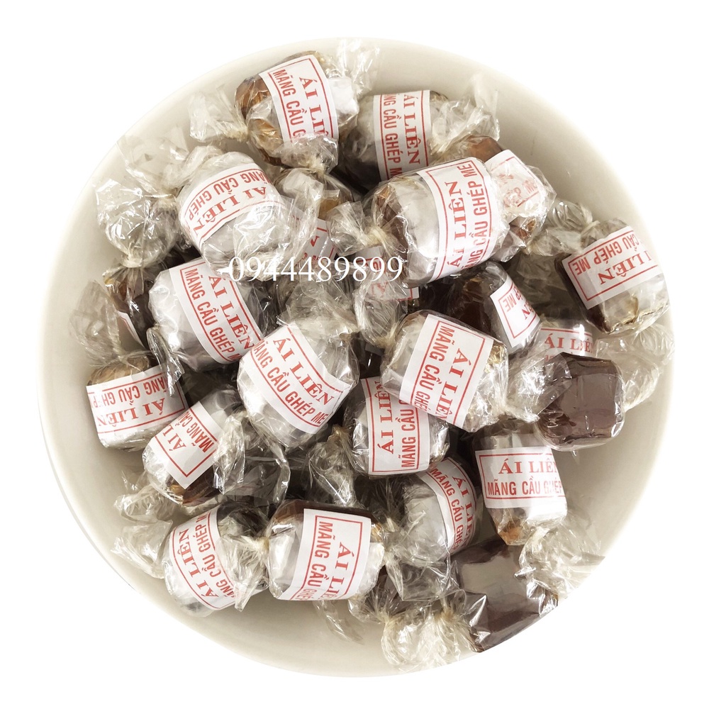 250gr Mứt mãng cầu ghép me sấy Ái Liên - Mứt mãng cầu đặc biệt - Mứt tết - bánh kẹo