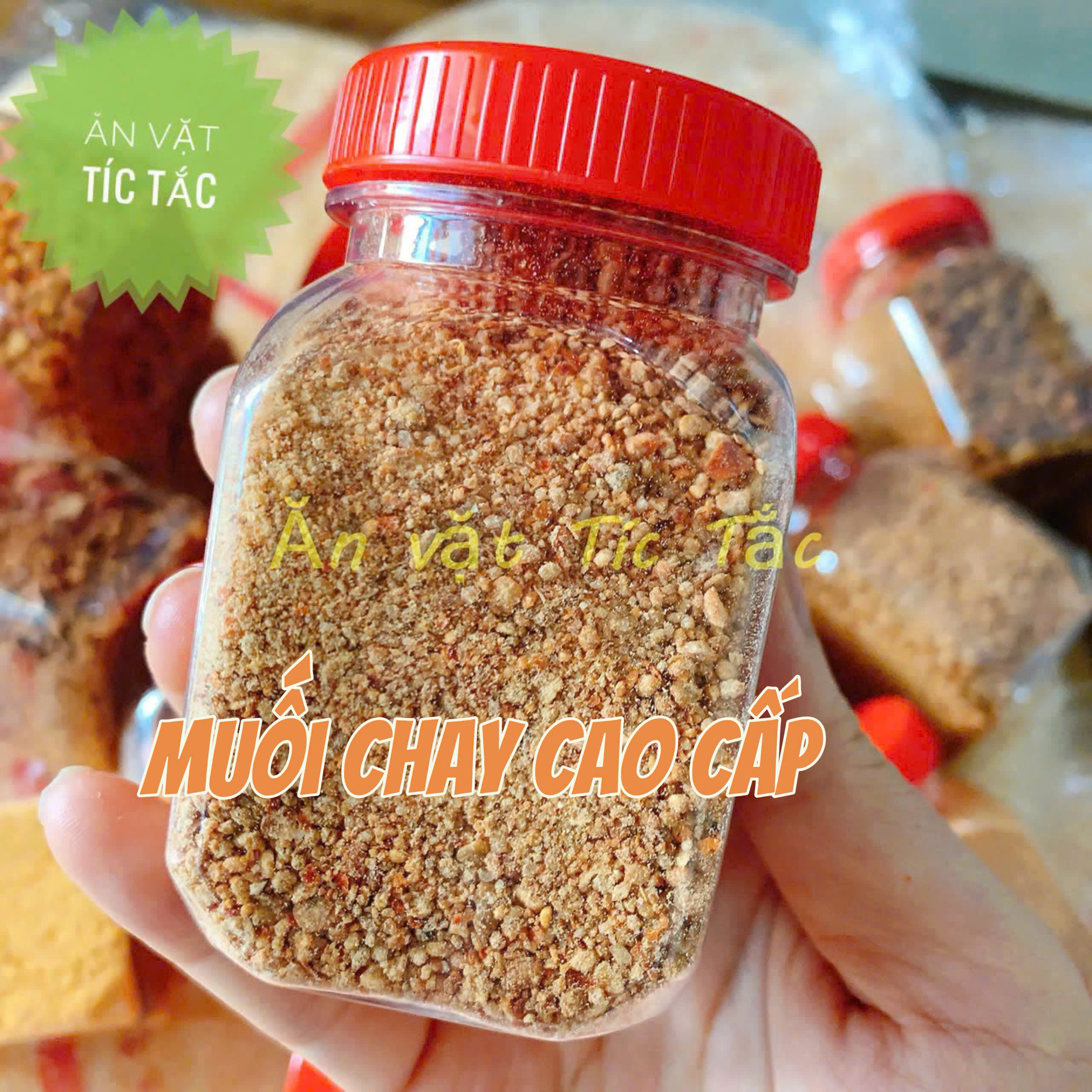 Muối TÔM CHAY cao cấp dùng chấm trái cây, chay mặn dùng được 500g / 100g