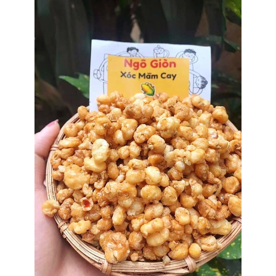 2kg ngô nếp xóc mắm ớt giòn tan, thơm ngon