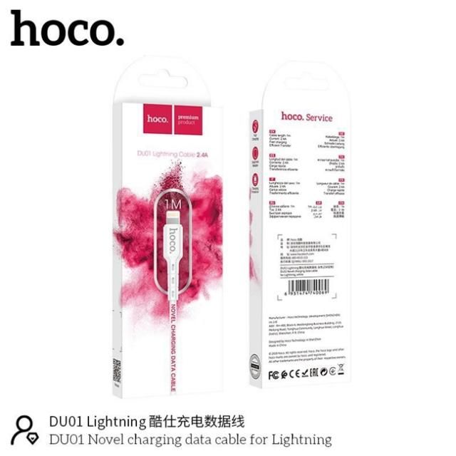 Dây cáp sạc nhanh lightning hoco du01