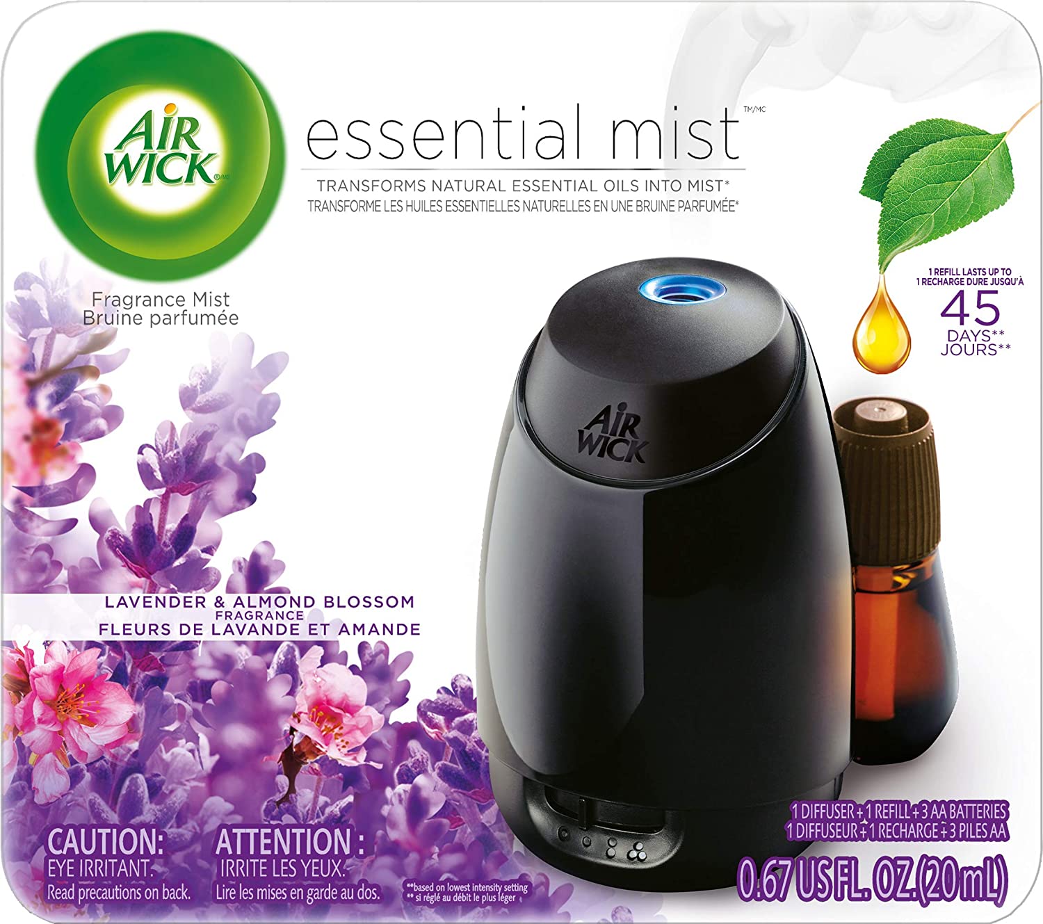 Bộ máy xịt tự động & tinh dầu thơm phòng Air Wick Essential Mist Essential