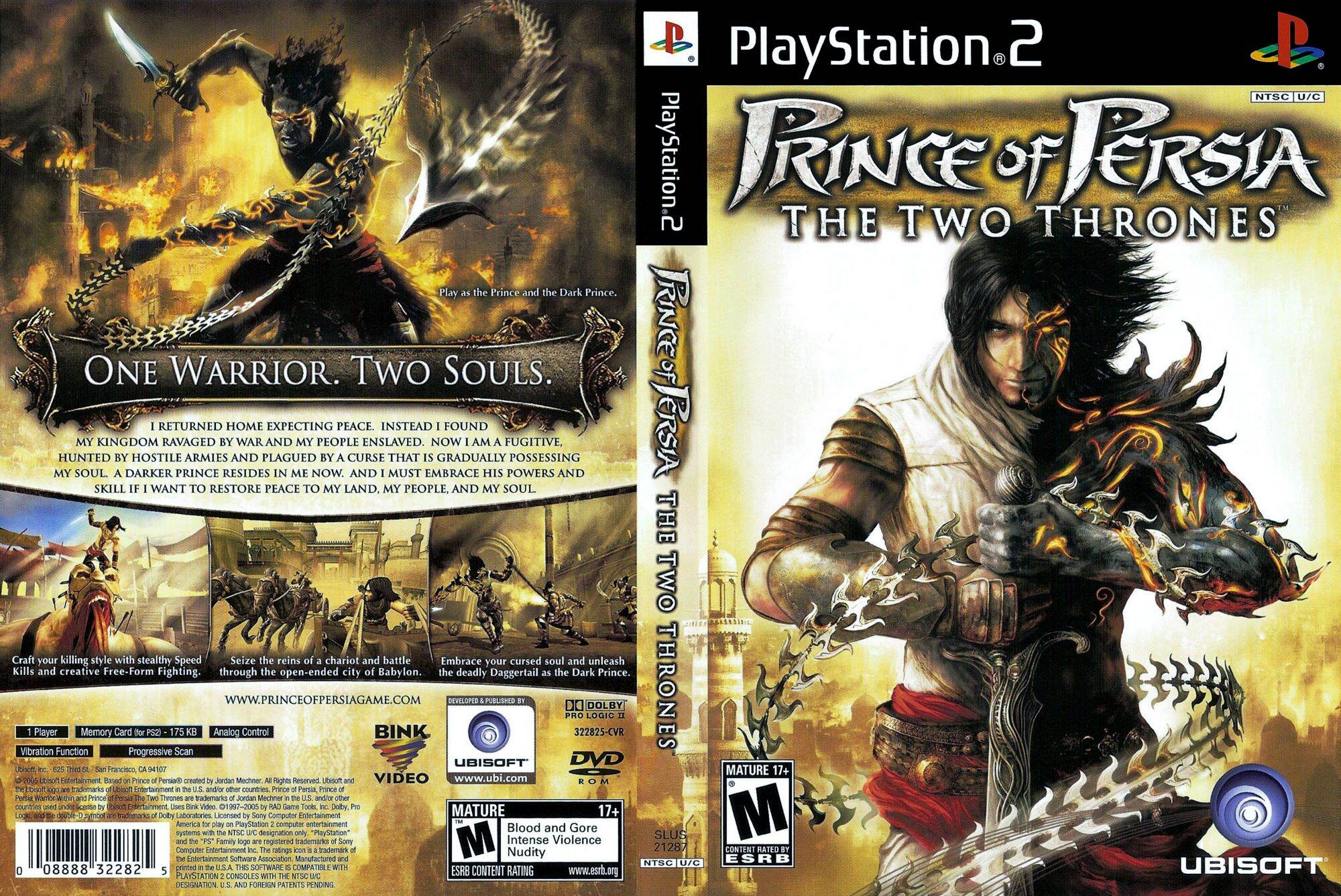 Game ps2 prince or persia the two thrones