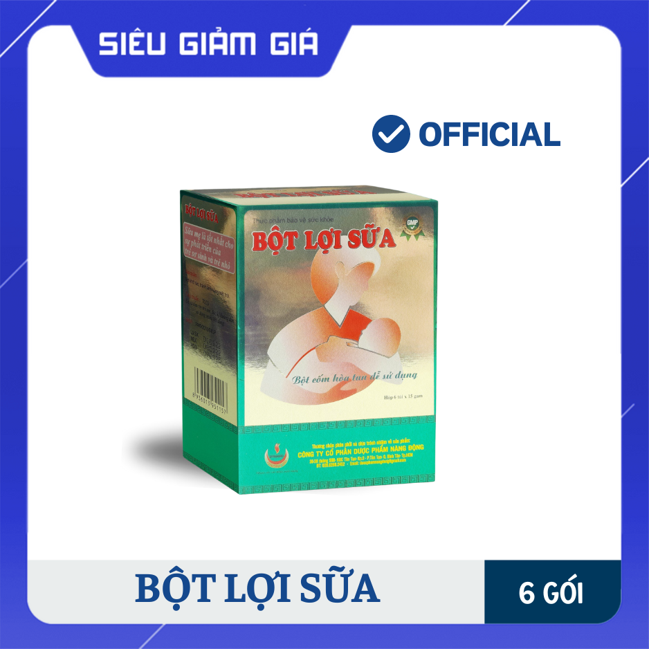 [HCM]BỘT LỢI SỮA- Lợi sữa ,tăng tiết sữa ,thông tắc tuyến sữa