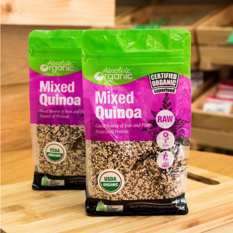 Hạt Diêm Mạch Quinoa Mix Absolute Organic Úc 400 gram - Ăn dặm