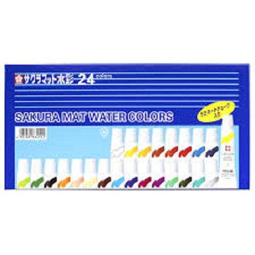 Màu nước Sakura Mat Watercolors Lamonated Tube 24 màu