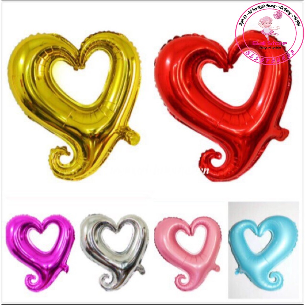 Bóng Bay Trái Tim Rỗng ( Super đẹp- SUper rẻ)