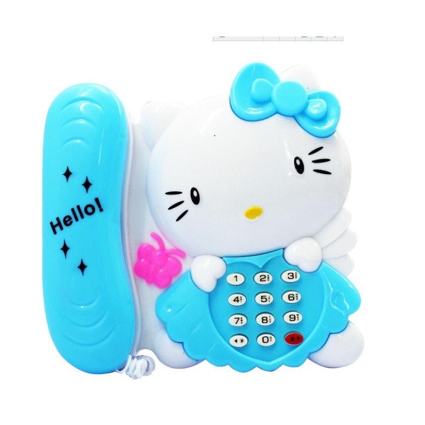 Đồ chơi điện thoại bàn mèo kitty