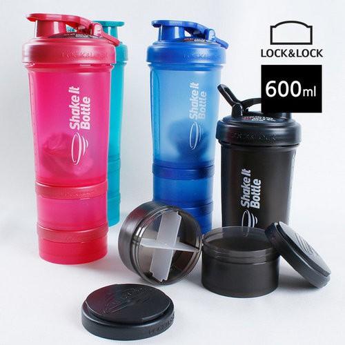 Bình lắc shake it lock&lock 600ml hap945