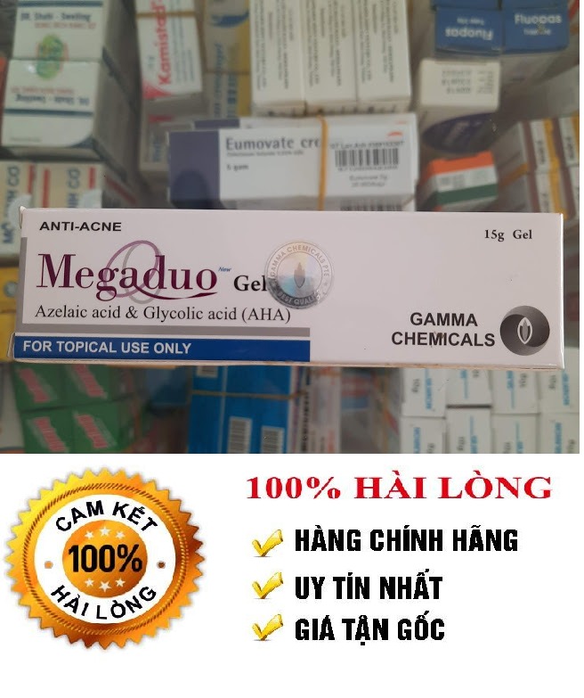 [ Mua ngay] Giảm sẹo, mụn trứng cá, mụn viêm với GEL BÔI DA MEGADUO- 100% chính hãng- tuýp 15g