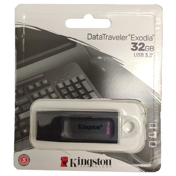 Usb kingston 32gb datatraveler exodia dtx/32gb usb 3.2