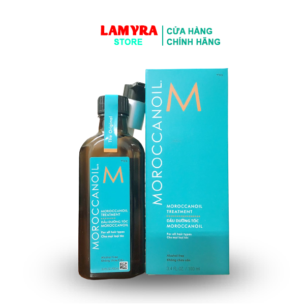 Tinh dầu dưỡng tóc MOROCCANOIL 100ml bóng tóc, phục hồi tóc hư tổn cấp độ 3 Lamyra