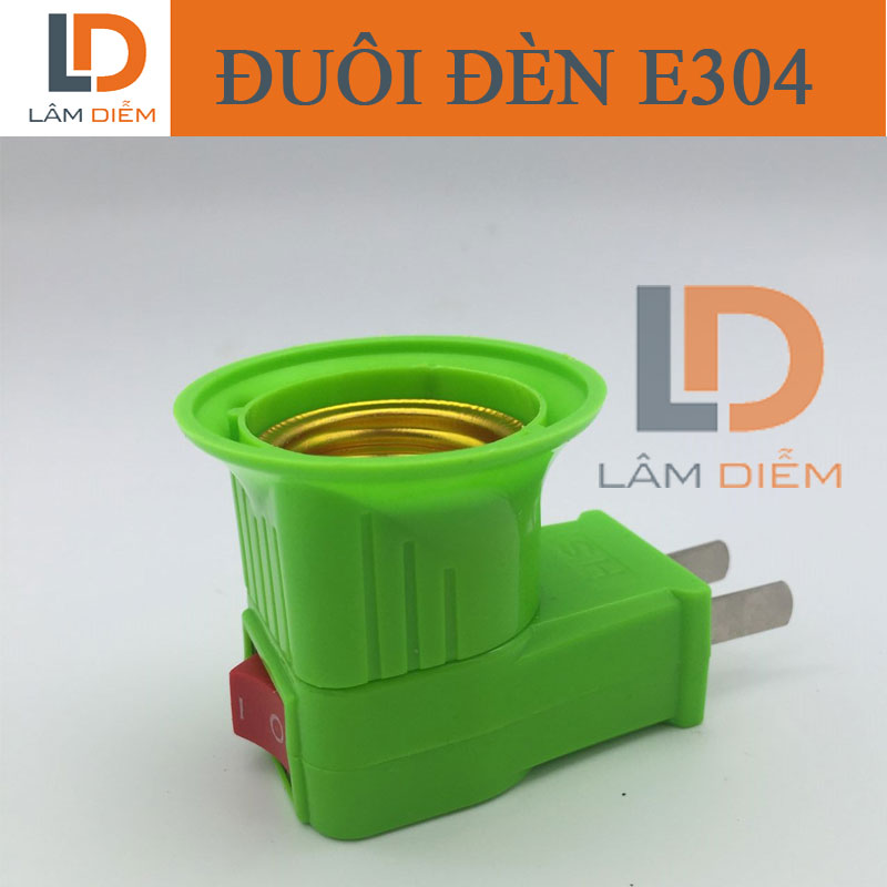 ĐUI BÓNG ĐÈN E27 CÓ CÔNG TẮC E304