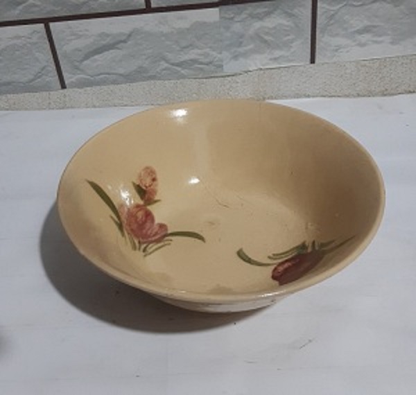 [HCM]Tô kiểu xưa hoa huệ 5 tô ( hàng đá thô sơ)