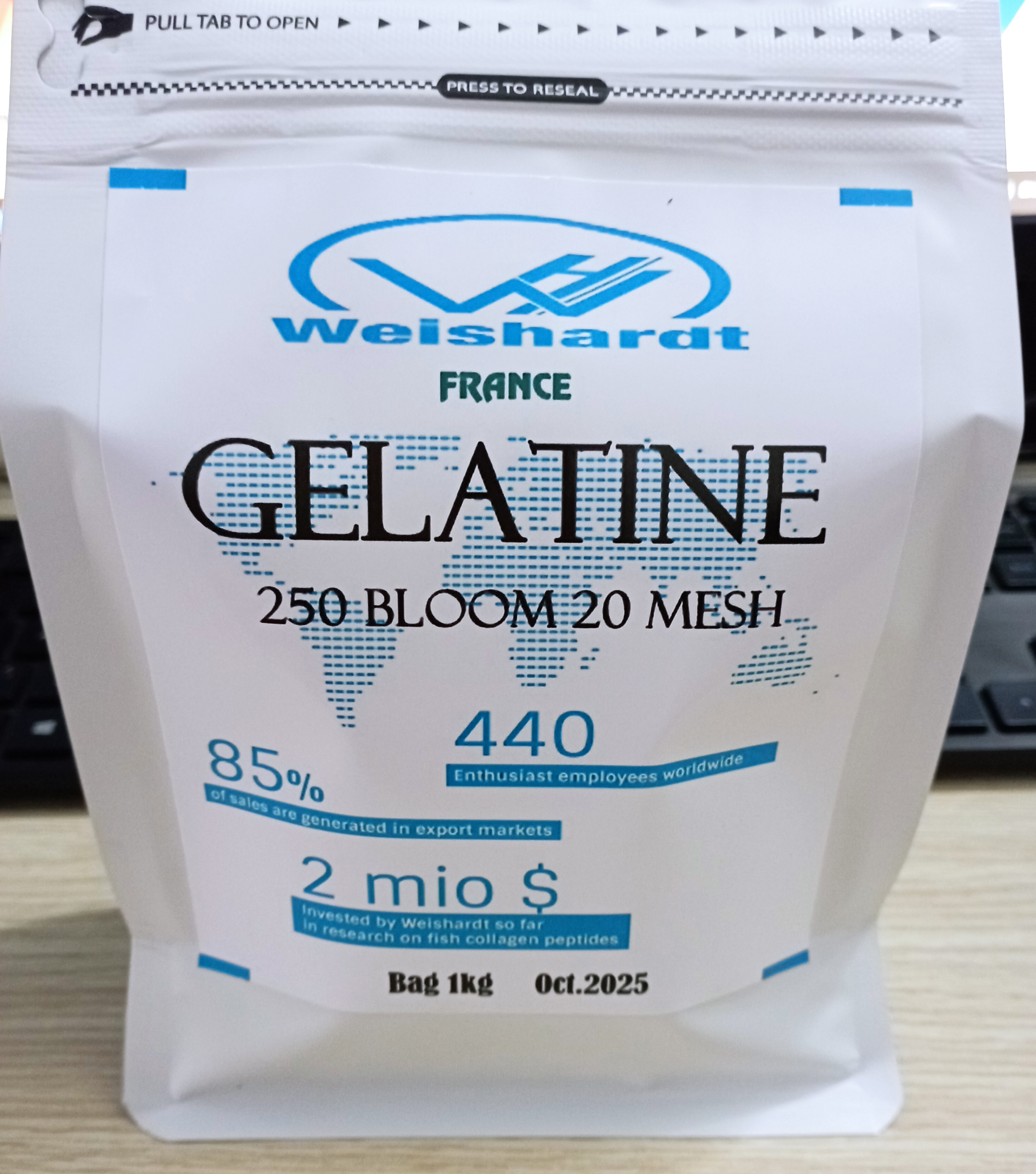 [HCM]Gelatine tạo đông dẻo tránh được hiện tượng tách lỏng sản phẩm trong các món chè kem các món thạch làm sữa chua dẻo làm chè khúc bạch (túi 1kg)
