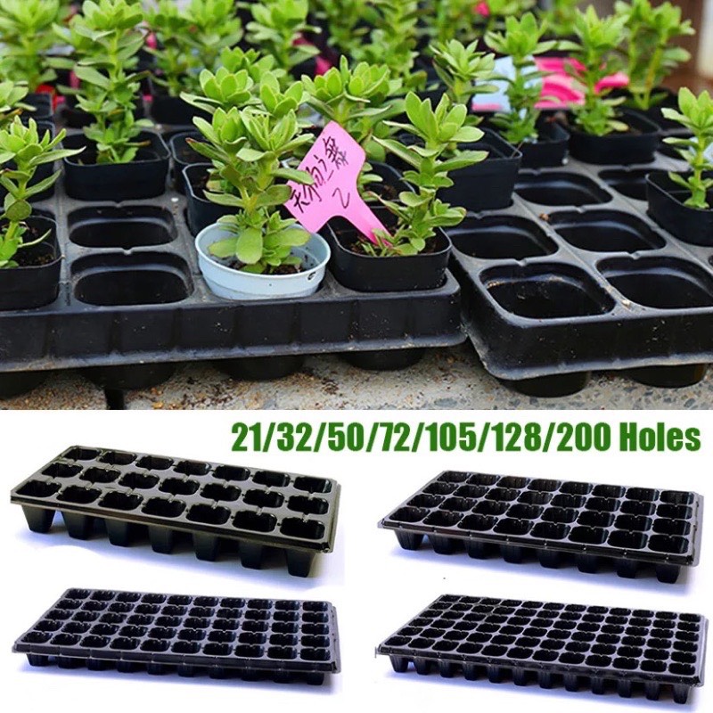 Combo 5 khay ươm hạt 32/50/72/105/200 lỗ dày và chắc