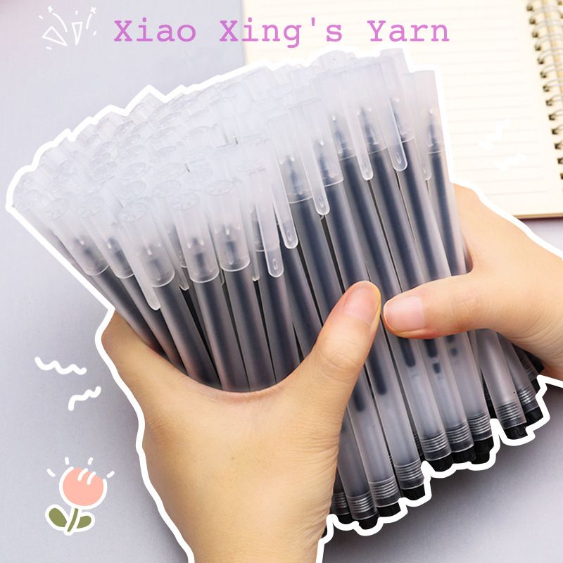 Bút gel MEKI mực nước nhanh khô ngòi 0.5mm, mực đều nét chữ đẹp | Xiaoxingyarn