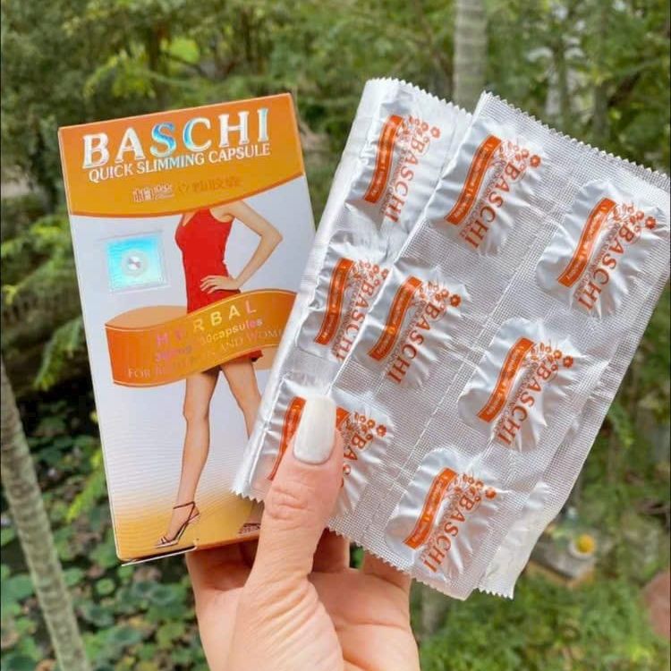 (Ưu đãi)Viên Uống Giảm Cân Baschi Cam 30 Viên có tách lẻ dùng thử giúp đốt cháy mỡ thừa đã tích tụ lâu năm