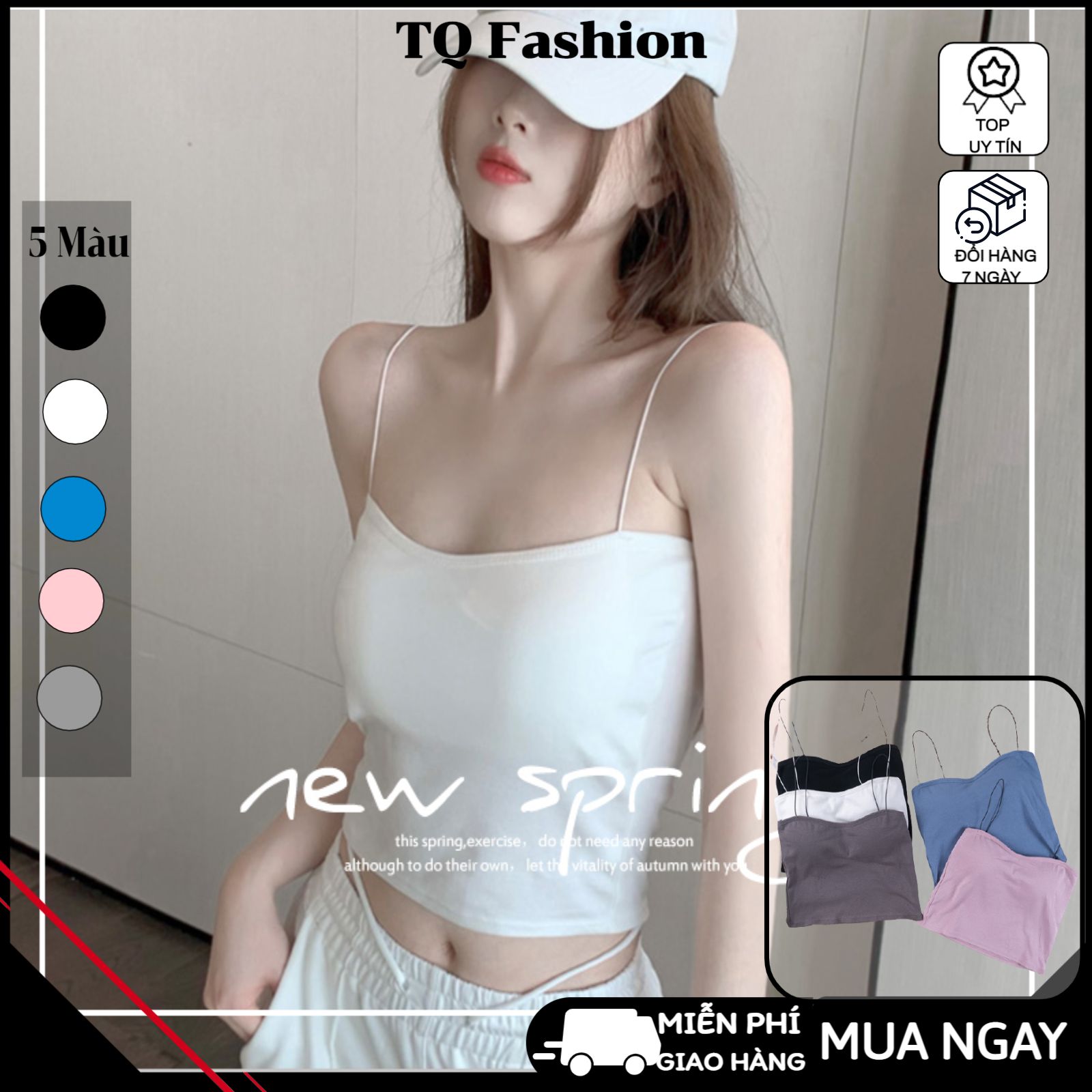 Áo Bra 2 Dây REN Store Mảnh Dáng Lửng - Bra Mút Mỏng - có thể mặc theo phong cách croptop - Chất vải cotton thấm hút mồ hôi cực tốt Đồ Lót Nội Y nữ Cao Cấp