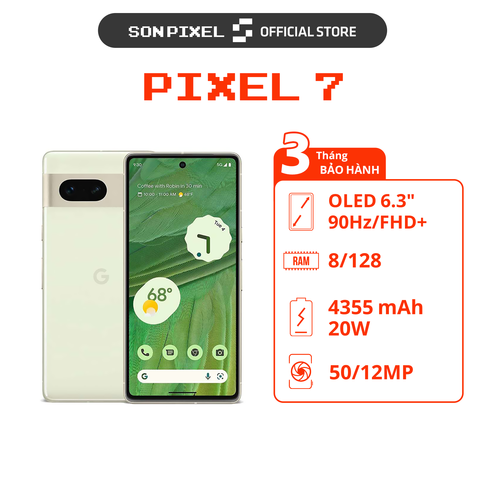 Original Google pixel 7 sonpixel