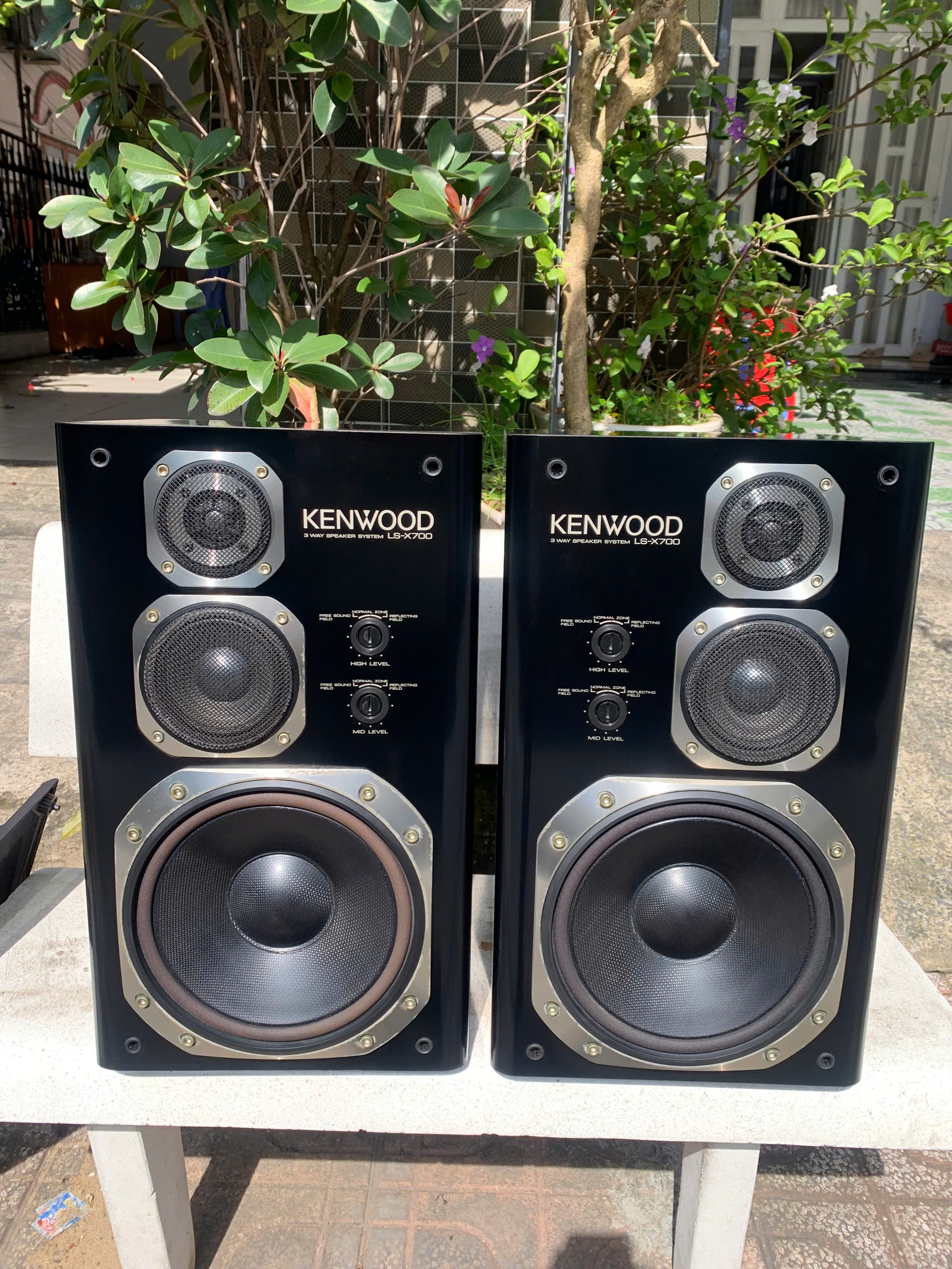 4tr6 Bán Cặp Loa Nghe Nhạc karaoke Kenwood LS - X700 bãi nhật hát cực hay bass sâu ấm hàng sưu tầm