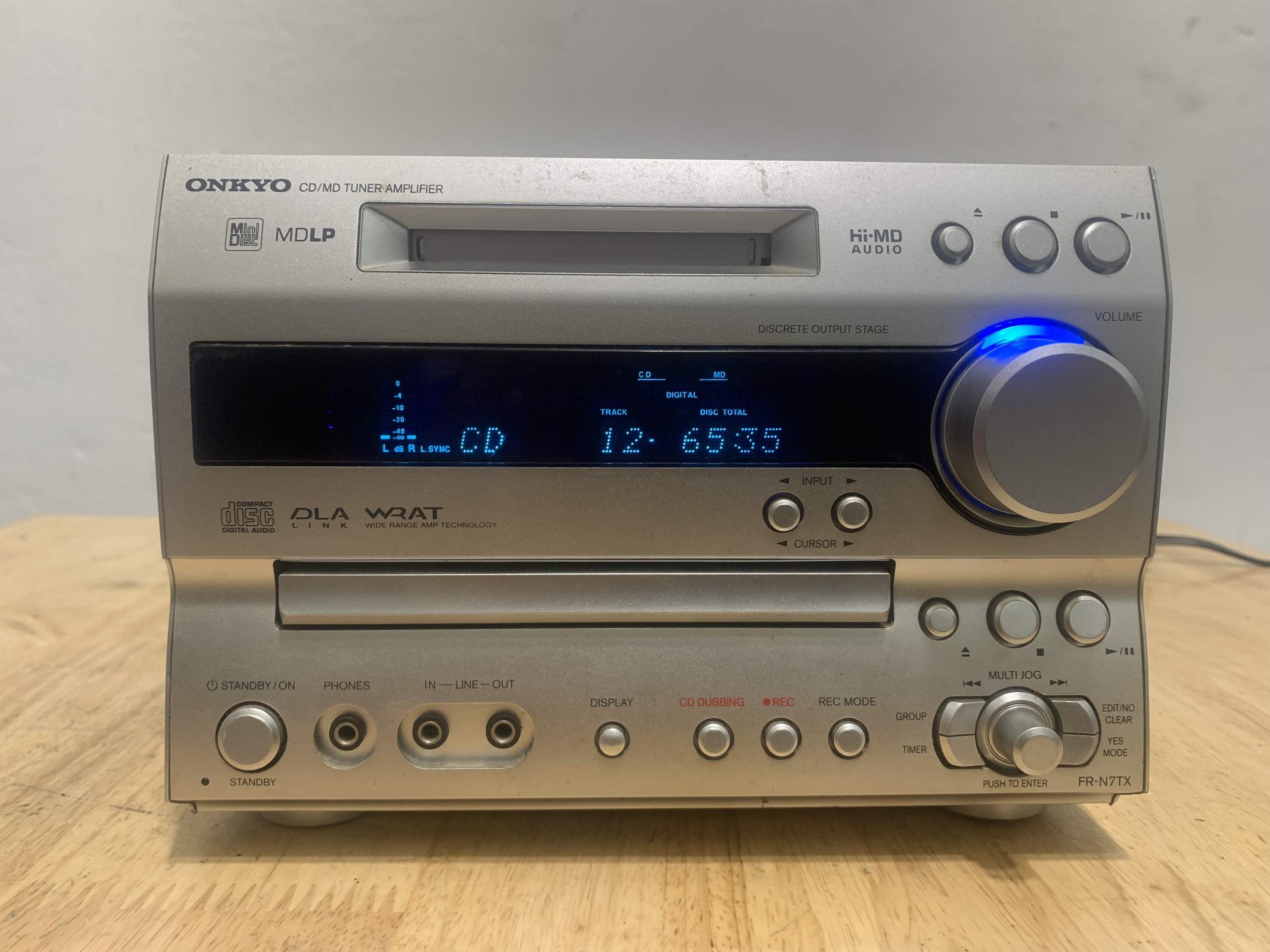 Bán Cục Dàn Amply Onkyo  FR -  N7TX bãi nhật về đẹp keng giải mã kông cần mồi hát rất hay