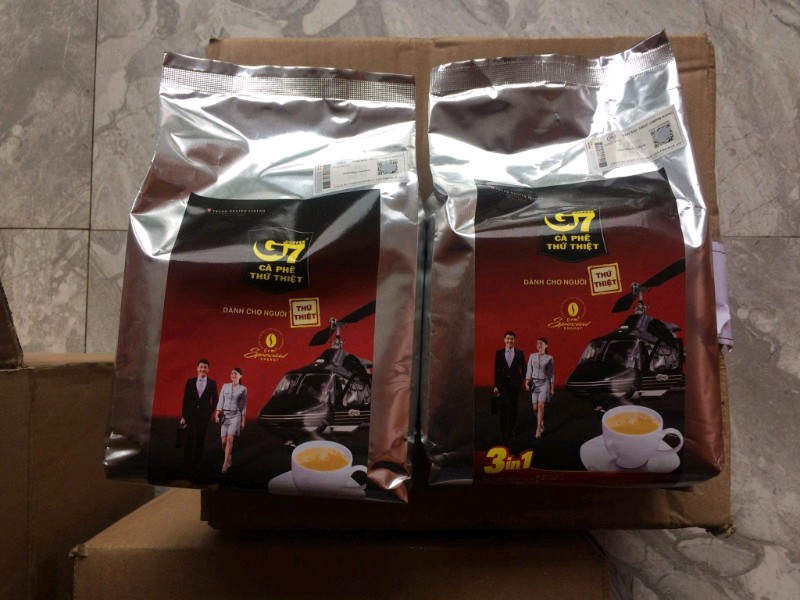 Cà phê sữa hòa tan g7 3in1 - bịch 1 kg trung nguyên