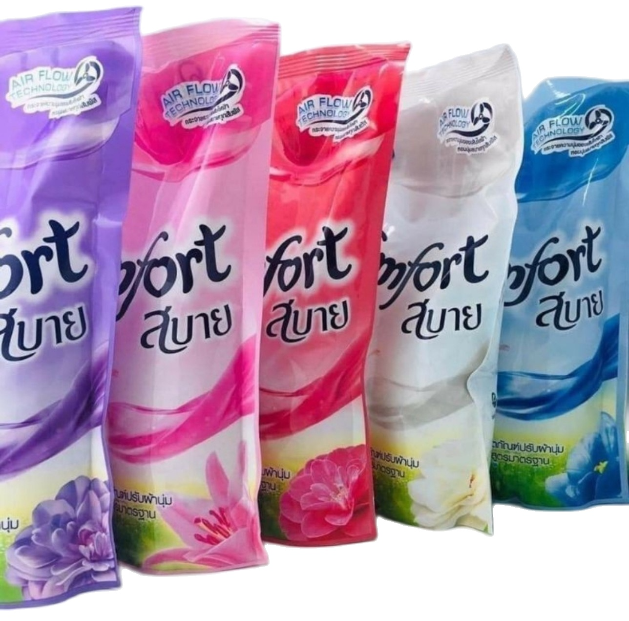 Combo 3 gói nước xả vải Comfort Thái Lan 500ml (giao màu ngẫu nhiên)