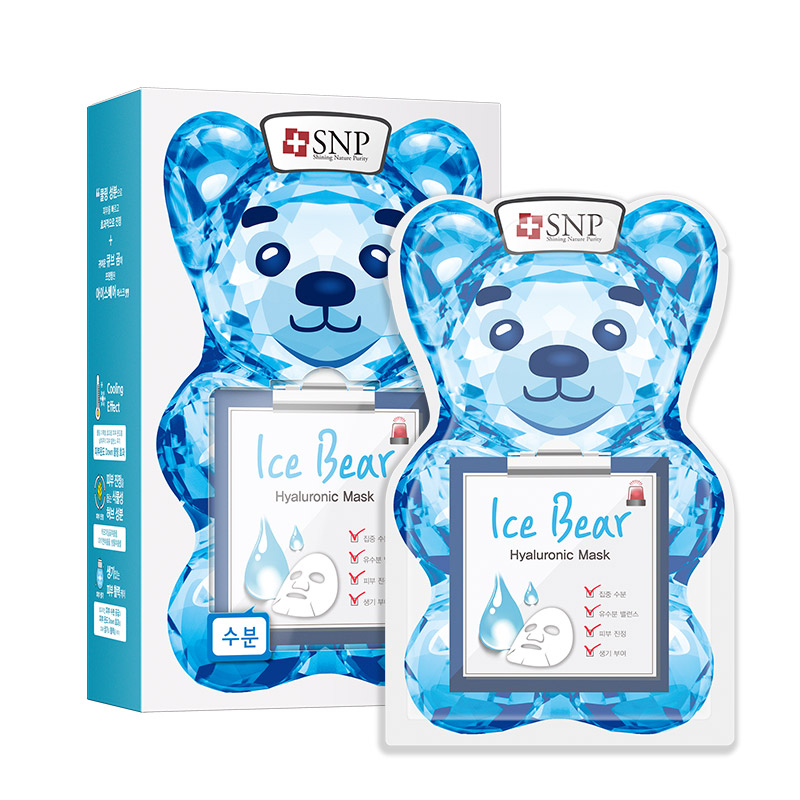 Mặt nạ gấu căng cấp ẩm chuyên sâu- ICE BEAR HYALURONIC MASK SNP