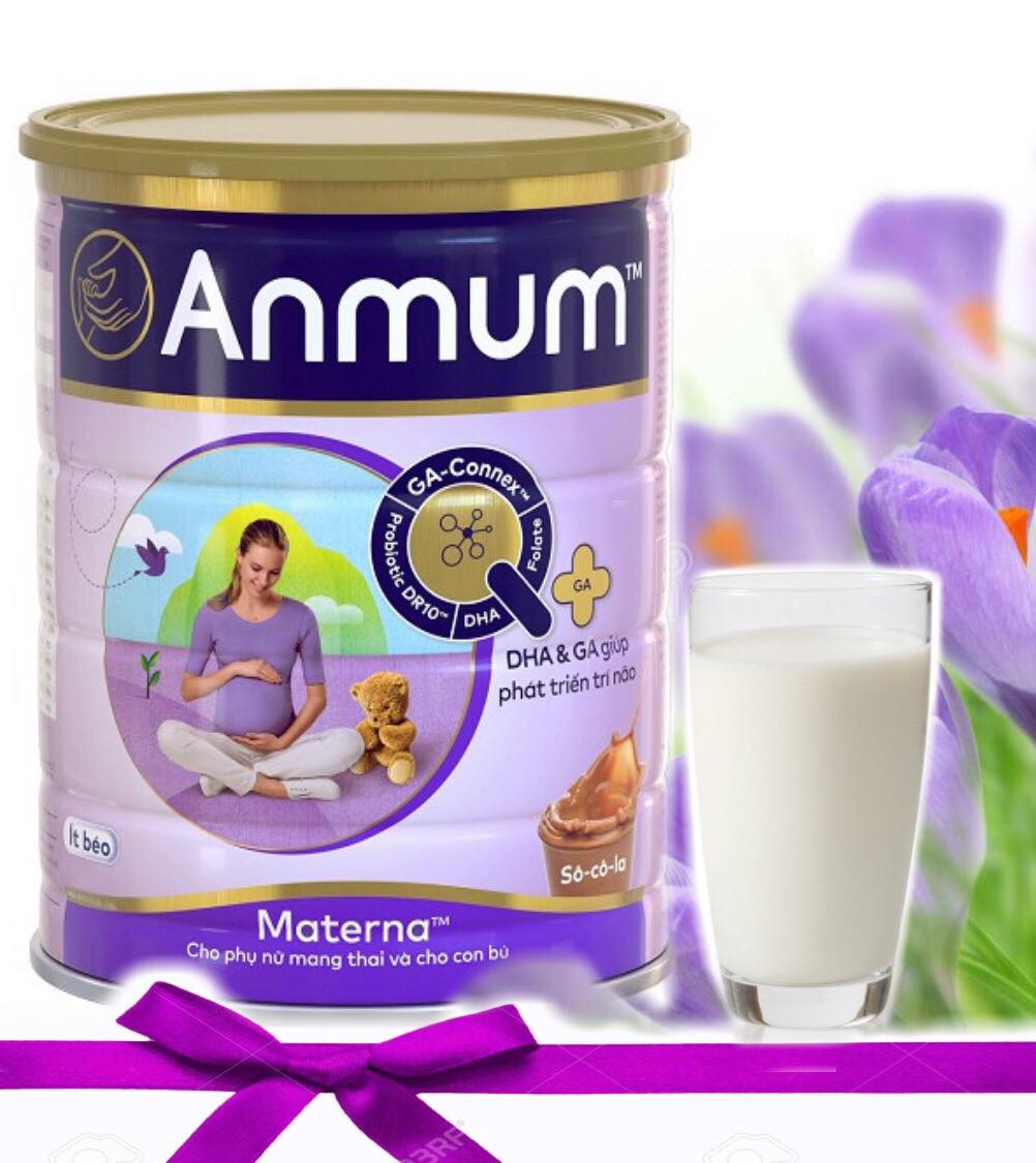 Sữa Bột Anmum Materna Hương Sô-cô-la lon 800g
