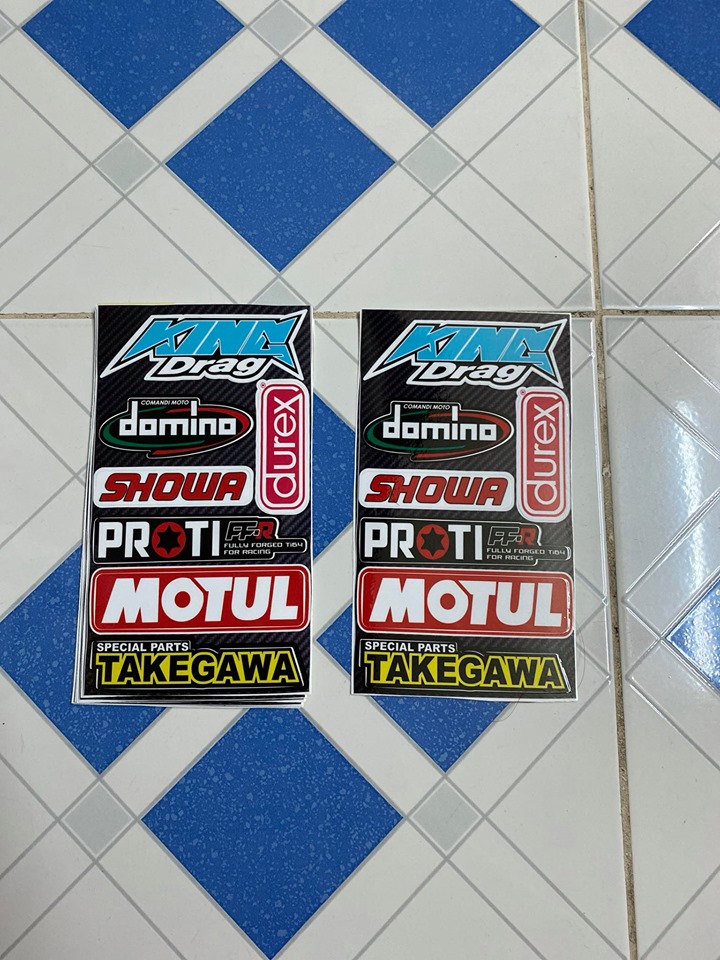 [HCM]TEM LOGO 10 x 18 KING DRAG DOMINO DUREX SHOWA