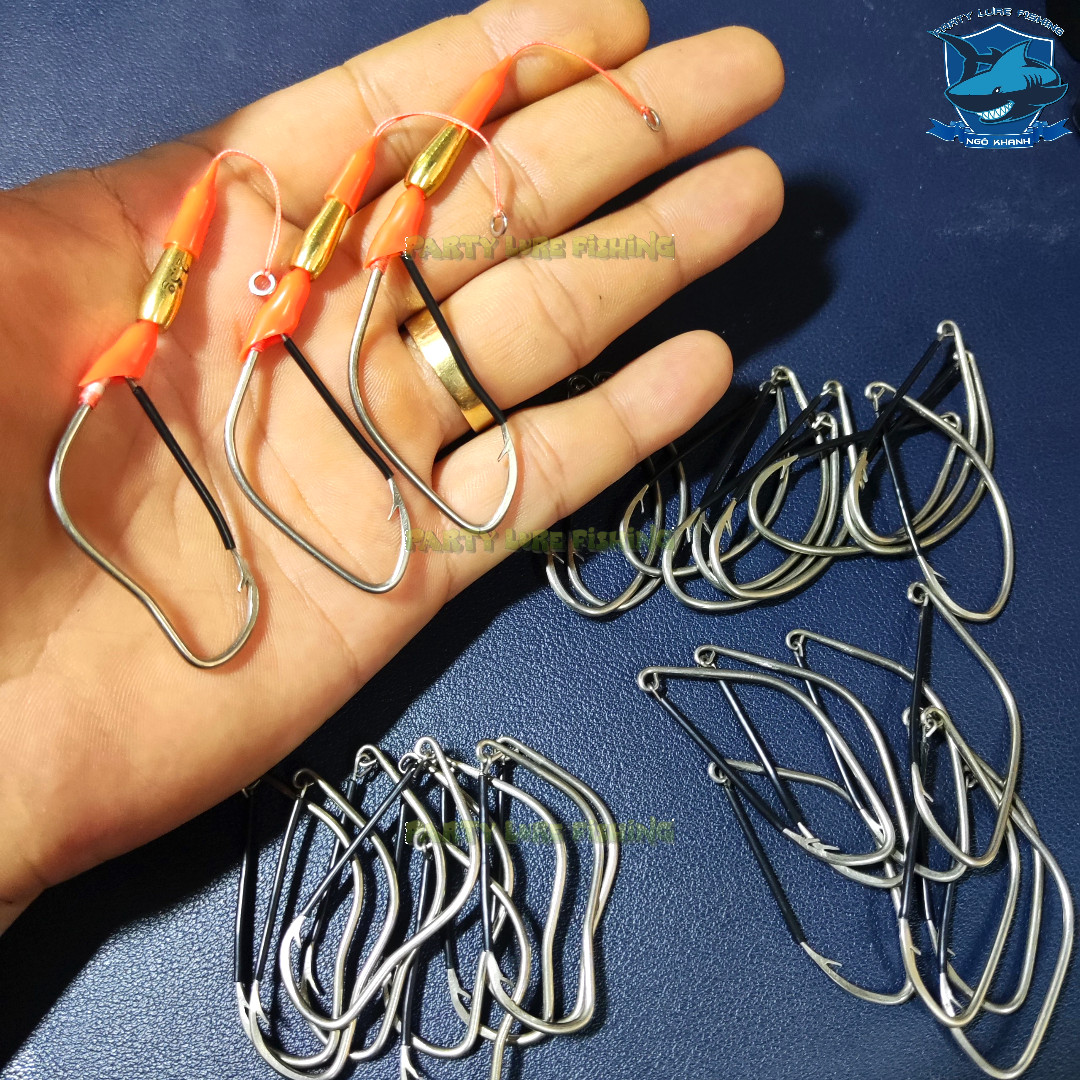 Lưỡi câu cá lóc siêu bén, lưỡi nhái thật 1ly8 5P