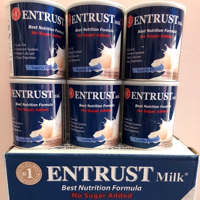 Sữa cho người tiểu đường entrust 400g - usa