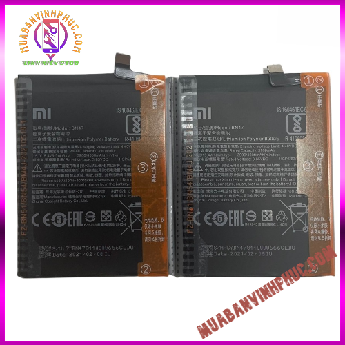 Pin xiaomi mi a2 lite / redmi 6 pro / bn47,dung lượng 4000mah / bảo hành 12 tháng - mbvp.com