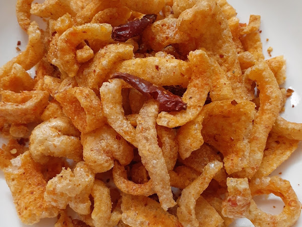 100gram Da heo cháy tỏi loại ngon