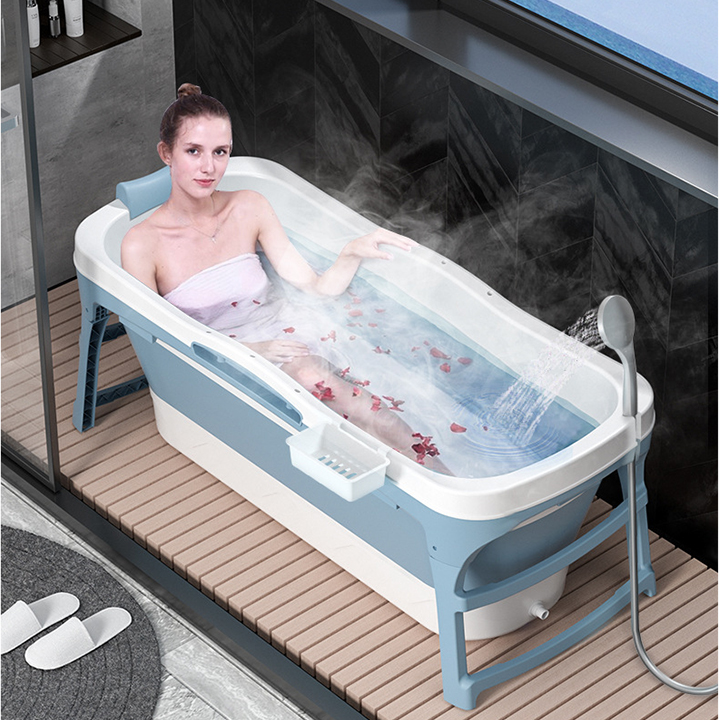 Bồn Tắm Silicon Gấp Gọn Siêu Thông Minh Cho Gia Đình