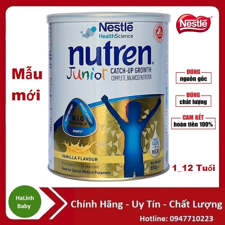 Sữa Nutren Junior 850g cho bé