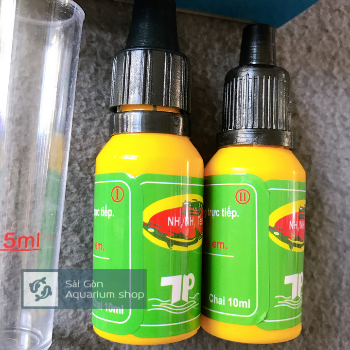 Dung dịch kiểm tra nồng độ amoniac, test nh3-nh4, cho hồ cá cảnh, hồ thủy sinh