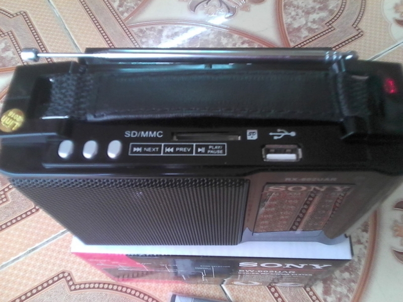Đài radio 4 band đọc usb thẻ nhớ sw-602uar