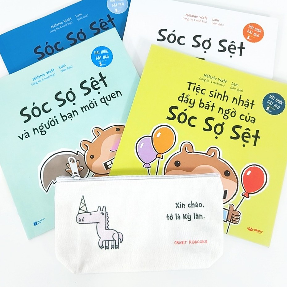 Sách - sóc sợ sệt 4 cuốn