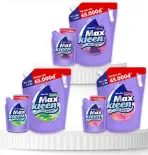 Combo Nước giặt xả MaxKleen Hương Vườn Sớm Mai: 1 Túi 3.8kg + 1 Túi 600g