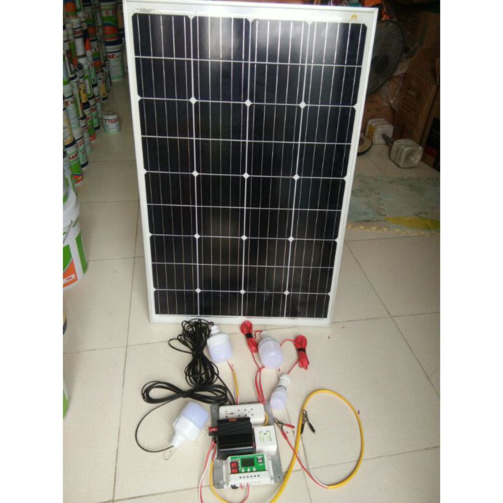 năng lượng mặt trời 600w ráp sẵn mạch điện ( chưa có ắc quy)