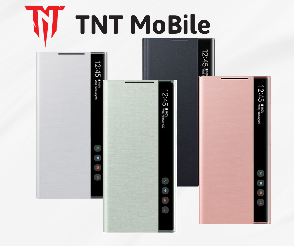Bao da clear view cover dành cho samsung note 20