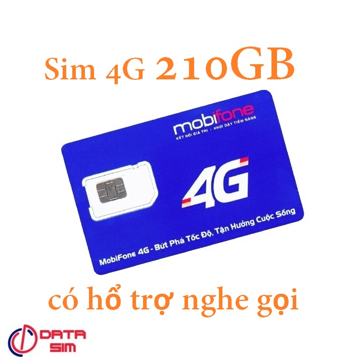 Freeship - chưa kích hoạt sim 4g mobifone mỗi ngày 7gb có hổ trợ nghe gọi bm
