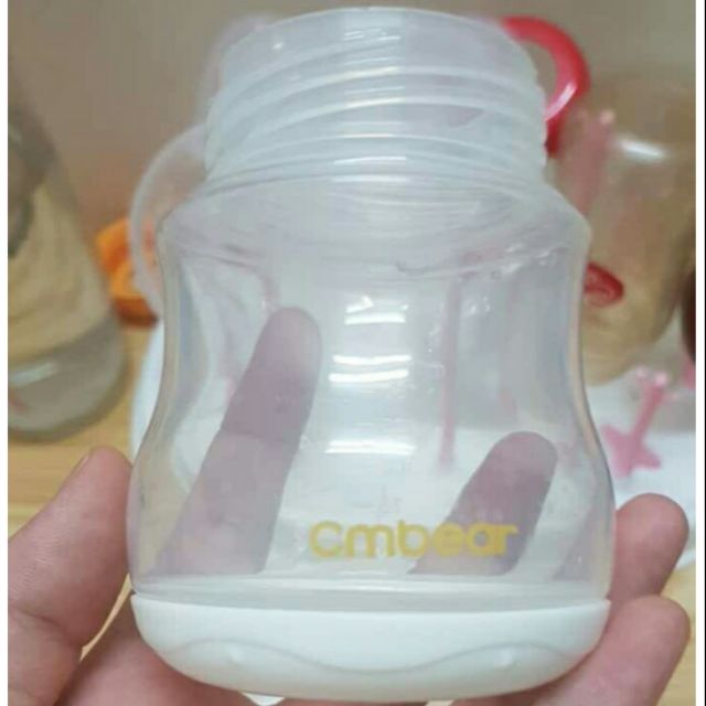 Bình đựng sữa máy hút Rozabi Queen5s Cmbear