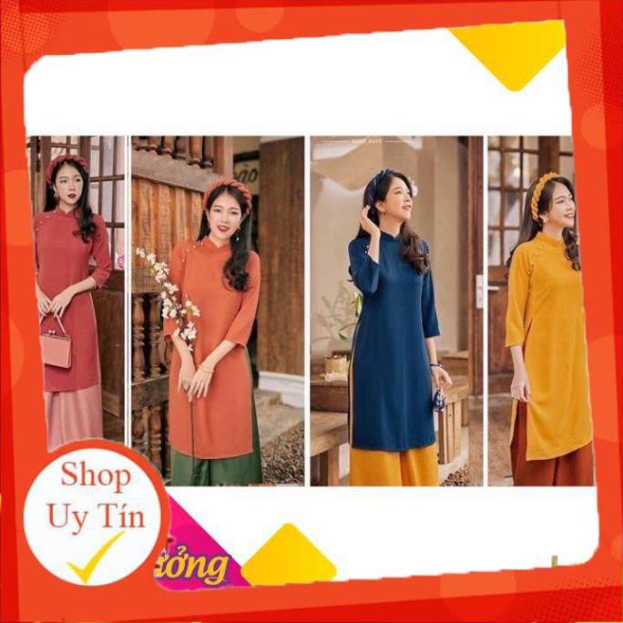 Áo Dài May Sẵn Cách Tân_áo dài đẹp giá tại xưởng LỤA TÂY THI TRƠN