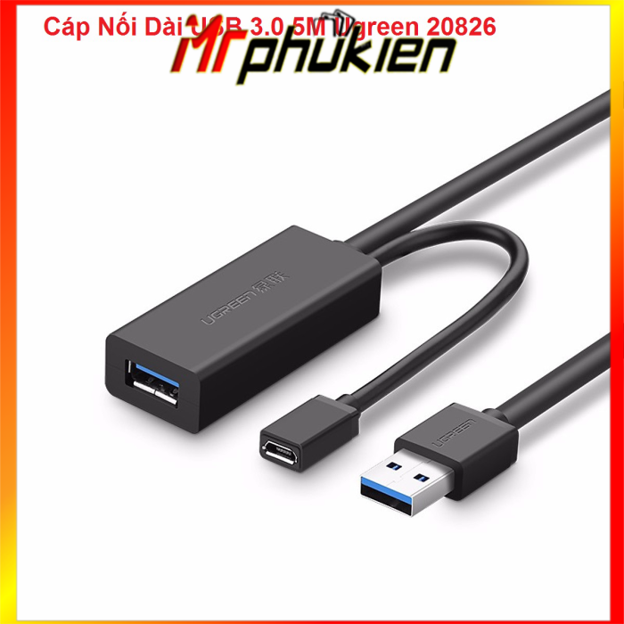 Cáp nối dài usb 3.0 có chipset ugreen 20826 - mrcomputer