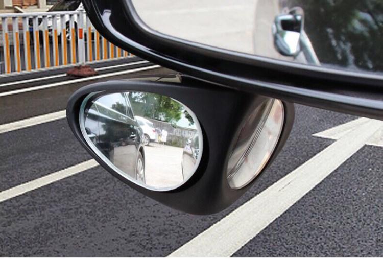 Gương cầu lồi 2 mặt cho ô tô HT046, soi được mọi góc khuất ô tô, đảm bảo an toán cho ngưới lái xe, dễ dàng lắp đặt mọi loại xe -   Soi được mọi góc chết của xe, gương soi góc khuất ô tô